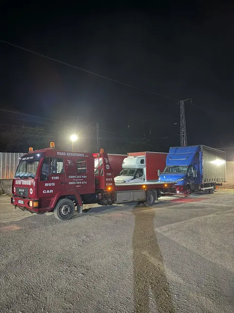 Road Assistance превозва: бусове и кемпери, 9/13